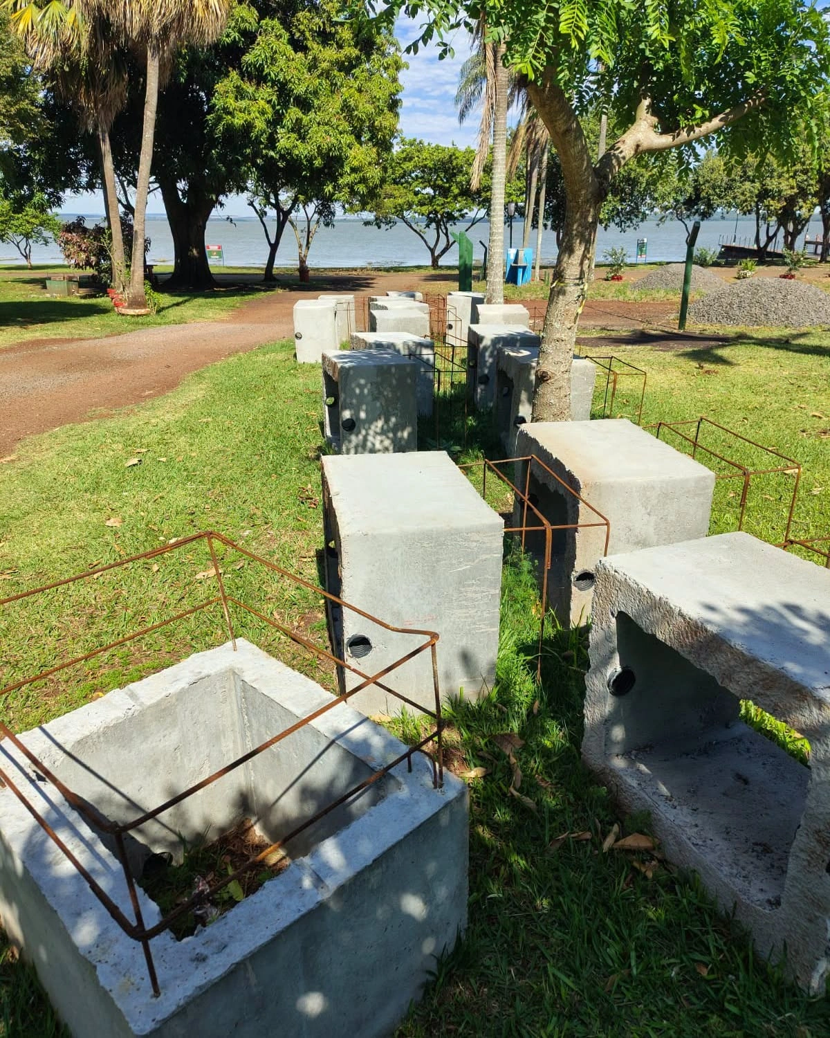 Prefeitura promove melhorias no parque de lazer e turismo de Porto Mendes